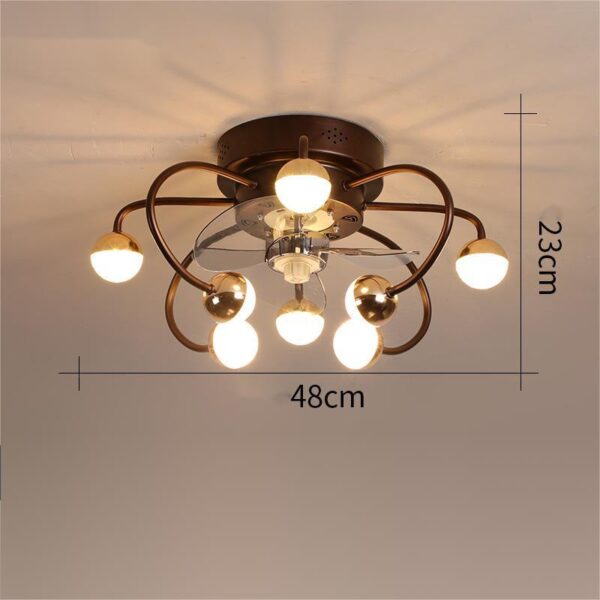 Ceiling Fan Lights Invisible Bedroom Dining Room - Image 6