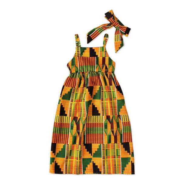 Strapless Strappy Skirt African Bohemian Style Dress - Image 2