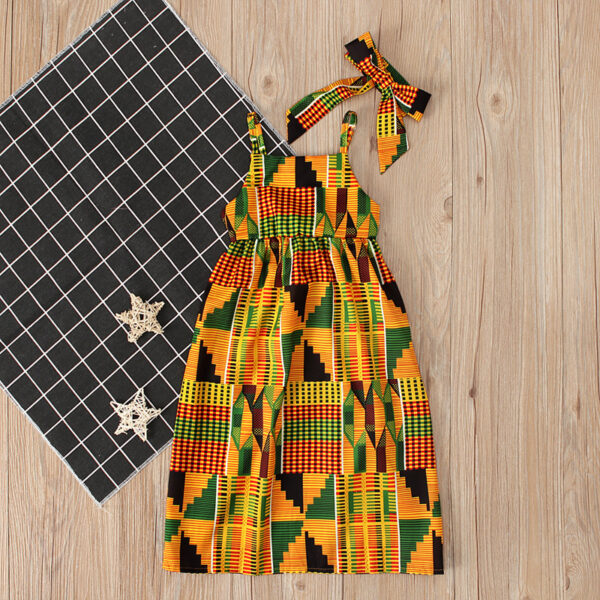 Strapless Strappy Skirt African Bohemian Style Dress - Image 3