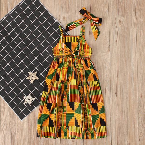 Strapless Strappy Skirt African Bohemian Style Dress - Image 5