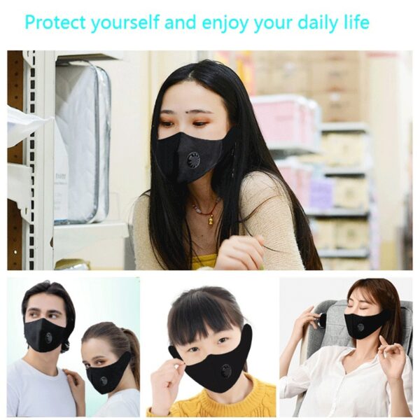 Wireless Bluetooth Mask Outdoor Dustproof Removable Cleaning Bluetooth Music Earphone Mask - Image 2