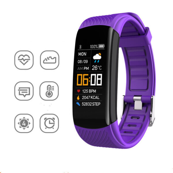 Adult sports silicone pedometer bracelet - Image 8