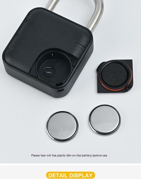 Fingerprint Lock Padlock Household Waterproof Password Cabinet Anti-theft Door Lock APP - Image 7