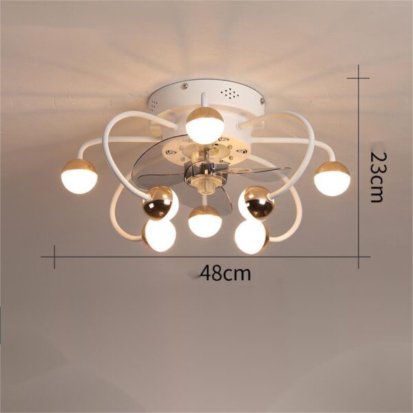 Ceiling Fan Lights Invisible Bedroom Dining Room - Image 7