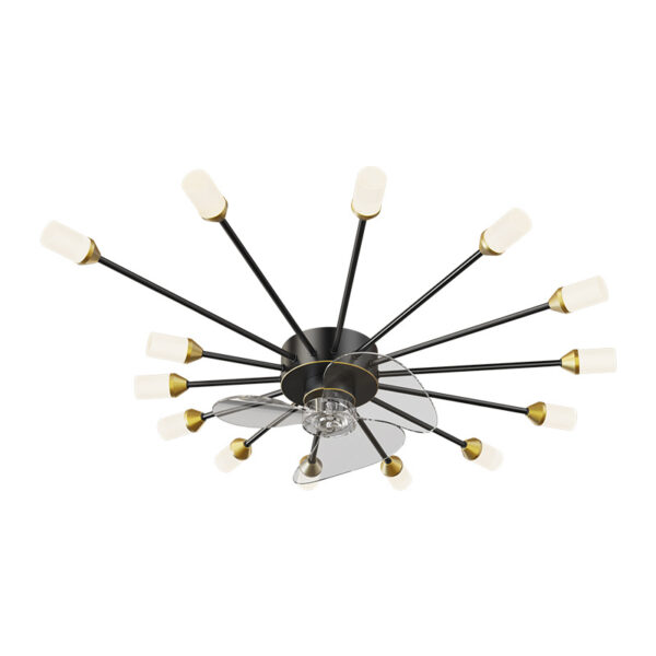 Modern And Minimalist Creative Nordic Living Room Fan Lights - Image 5