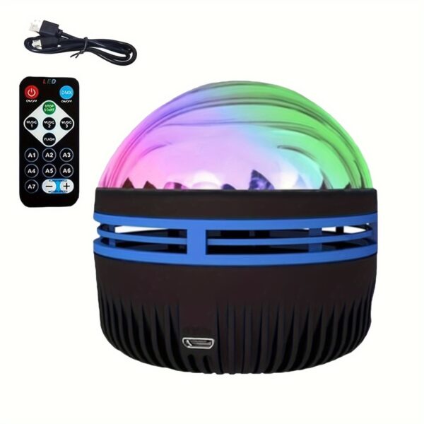 2 In 1 Northern Lights And Ocean Wave Projector With 14 Effects Of Galaxy Light For Game Rooms, Parties, Light Projector For Bedroom, Led Light Projector For Room Home Decorations - Image 4