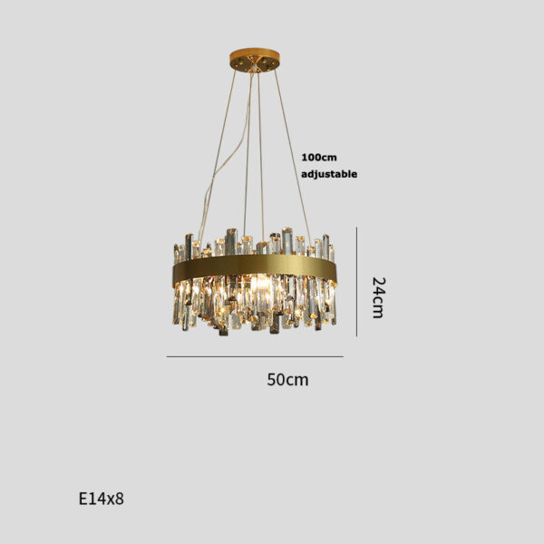 Crystal Chandelier Living Room Lights Simple - Image 2