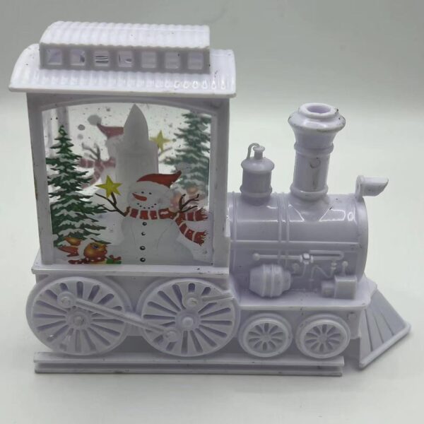 Retro Train LED Lights Christmas Plastic Glowing Night Lights - Image 7