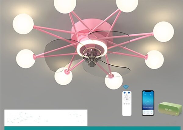 Nordic Ceiling Fan Lights Living Room Dining Room Full Of Stars - Image 7