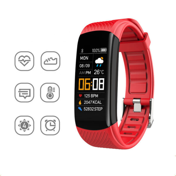 Adult sports silicone pedometer bracelet - Image 6