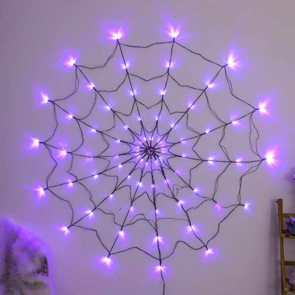 LED Spider Web Lights Halloween Decoration - Image 5