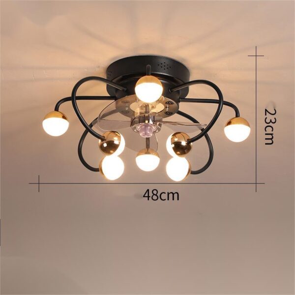 Ceiling Fan Lights Invisible Bedroom Dining Room - Image 5