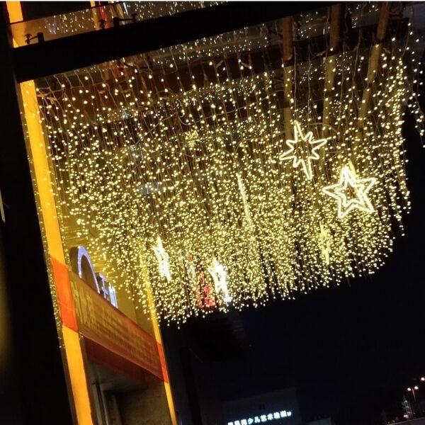 LED Full Sky Star Decorative Light String Shopping Mall Colored Lights - Image 5