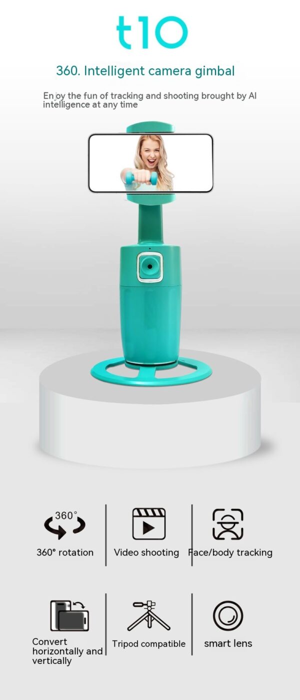 Mobile Phone And Shooting PTZ Bracket Intelligent AI Face Recognition Live Selfie And Shooting Artifact