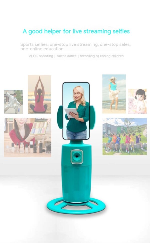 Mobile Phone And Shooting PTZ Bracket Intelligent AI Face Recognition Live Selfie And Shooting Artifact