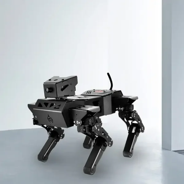 Robot Dog | AI Visual Recognition Interaction, Smart Robot Python Programmable, 12 DOF Bionic Gait Mechanical Dog,RC Control