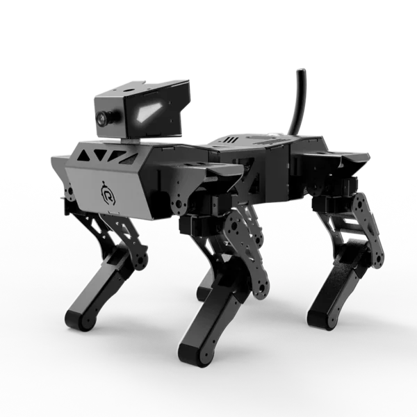 Robot Dog | AI Visual Recognition Interaction, Smart Robot Python Programmable, 12 DOF Bionic Gait Mechanical Dog,RC Control