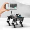 Robot Dog | AI Visual Recognition Interaction, Smart Robot Python Programmable, 12 DOF Bionic Gait Mechanical Dog,RC Control
