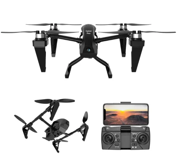KS66 Drone Dual 4k hd Cameras Optical Flow Wifi Fpv Brushless Motor Professional Aerial Photography RC Drones