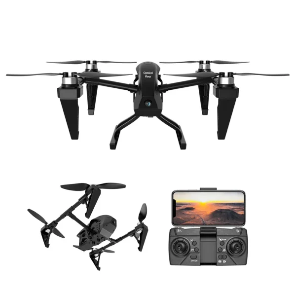 KS66 Drone Dual 4k hd Cameras Optical Flow Wifi Fpv Brushless Motor Professional Aerial Photography RC Drones