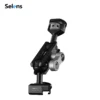 Selens Flexible Articulating Arm Mount 1/4" Screws SEB8-SYBH2A Dual Ball Head for Camera Light Stand Accessory