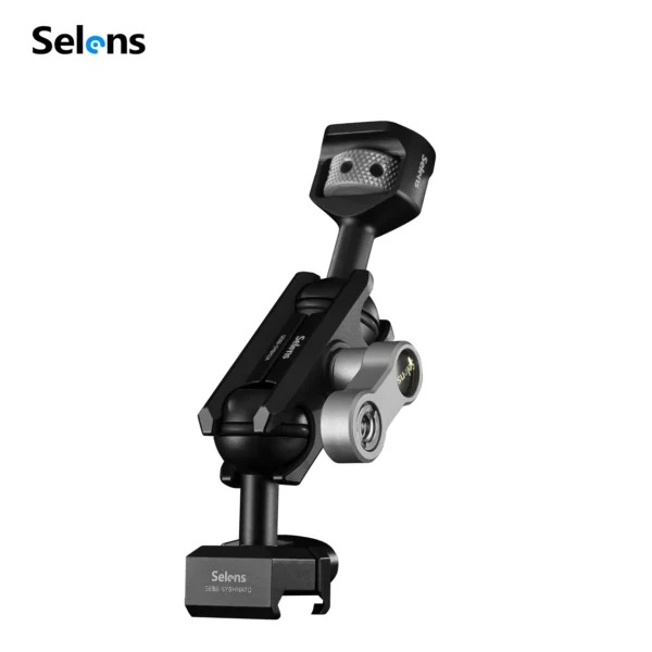 Selens Flexible Articulating Arm Mount 1/4" Screws SEB8-SYBH2A Dual Ball Head for Camera Light Stand Accessory