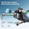 Hd2f186fcef7a4654bc508cb604971573n.webp W0802 CAMORO K19 MAX Beginner 3-Camera HQ Aerial Photography Obstacle Avoidance Four Axis Aircraft Folding Vertical Remote-Contr