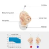 Hearing Aid CIC Intelligent Sound Amplifier Invisible Hearing Aids For Deafness/Elderly With A10 PR70 Battery Portable Audifonos