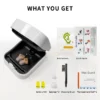 Hearing Aid CIC Intelligent Sound Amplifier Invisible Hearing Aids For Deafness/Elderly With A10 PR70 Battery Portable Audifonos