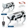Electric Mechanical Dog RC Robot Solar Children Educational Assembly Tech DIY Puzzle Toy Bionic Smart Robot Dog Toys Gifts