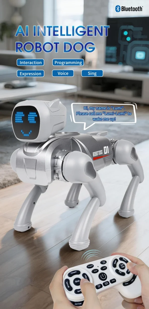 S09f49a4bdb42417ca04e512de942879bp.webp AI smart robot dog with APP version, featuring programming and AI multi-functionality, an excellent toy , toys, gift