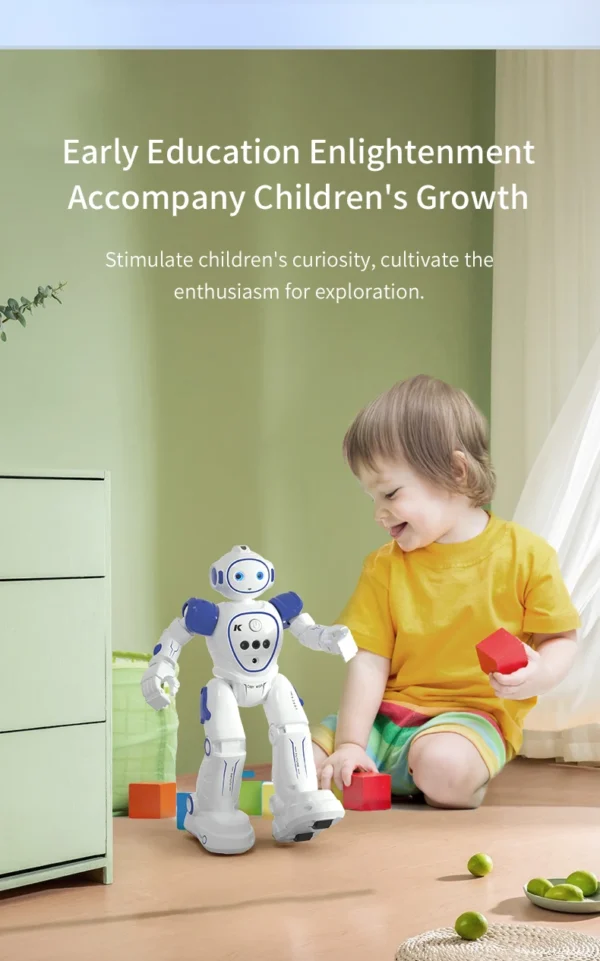 Robot Rc Emo Smart Intelligent 2.4G Infrared Sensor Wireless Dance Music Robot Remote Control Programming Robot Toys
