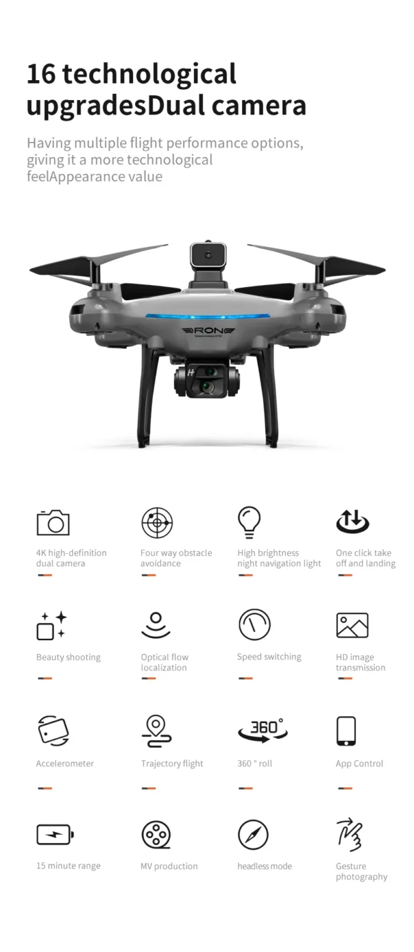 Xiaomi KY102 Drone 8K Aerial HD Professional Beauty filters Dual Camera Brushless Motor Obstacle Avoidance Optical Flow Drone