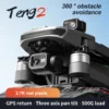 S155 Pro Max Drone 5G GPS Professional 8K HD Aerial Photography 3-Aixs-Gimbal Load 500g No/360 Obstacle Avoidance Quadrotor Dron