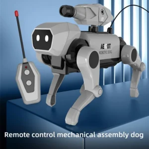 Assembly Animal Model Remote Control Robot Dog - Toy Gift for Men and Women