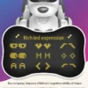 Funny RC Robot Electronic Dog Stunt Dog Voice Command Touch-sense Music Song Robot Dog for Boys Girls Children's Toys 18011