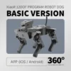 Robot Dog | AI Visual Recognition Interaction, Smart Robot Python Programmable, 12 DOF Bionic Gait Mechanical Dog,RC Control