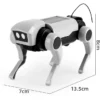 Electric Mechanical Dog RC Robot Solar Children Educational Assembly Tech DIY Puzzle Toy Bionic Smart Robot Dog Toys Gifts