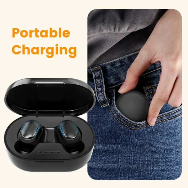 Rechargeable Hearing Aids Wireless Sound Amplifier ITE Mini Invisible Elderly Hearing Aid Headphones Deaf The Listening Device