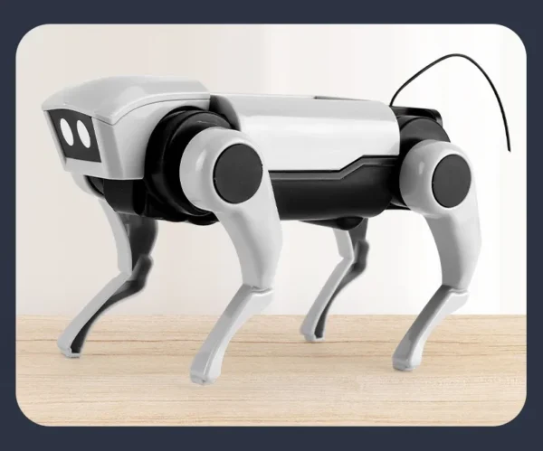 Electric Mechanical Dog RC Robot Solar Children Educational Assembly Tech DIY Puzzle Toy Bionic Smart Robot Dog Toys Gifts