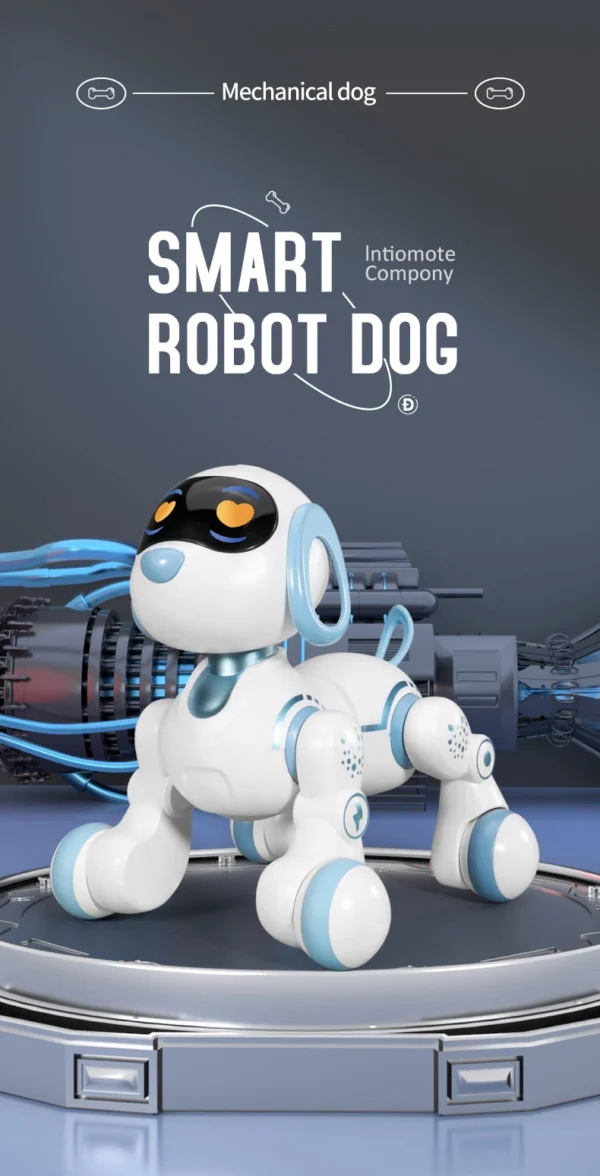 Funny RC Robot Electronic Dog Stunt Dog Voice Command Touch-sense Music Song Robot Dog for Boys Girls Children's Toys 18011