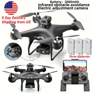S48030c7126ff44ceb2bb718d9dce6d46f.webp S116 MAX Drone Professional with 3 Batteries 8K Dual Camera Optical Flow Brushless 360° Obstacle Avoidance WIFI FPV RC Dron Toys