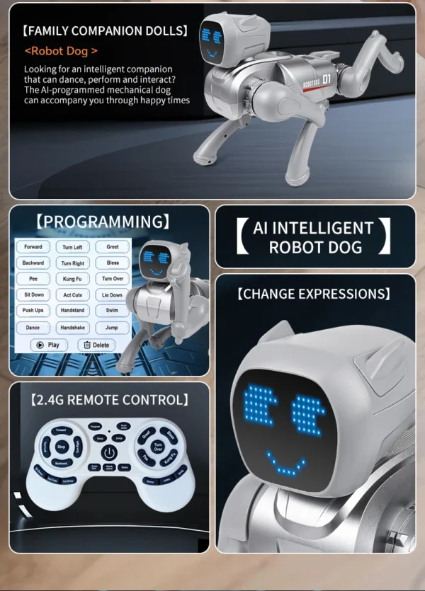 S4aeef02942bb499893d414344997ffddR.webp AI smart robot dog with APP version, featuring programming and AI multi-functionality, an excellent toy , toys, gift