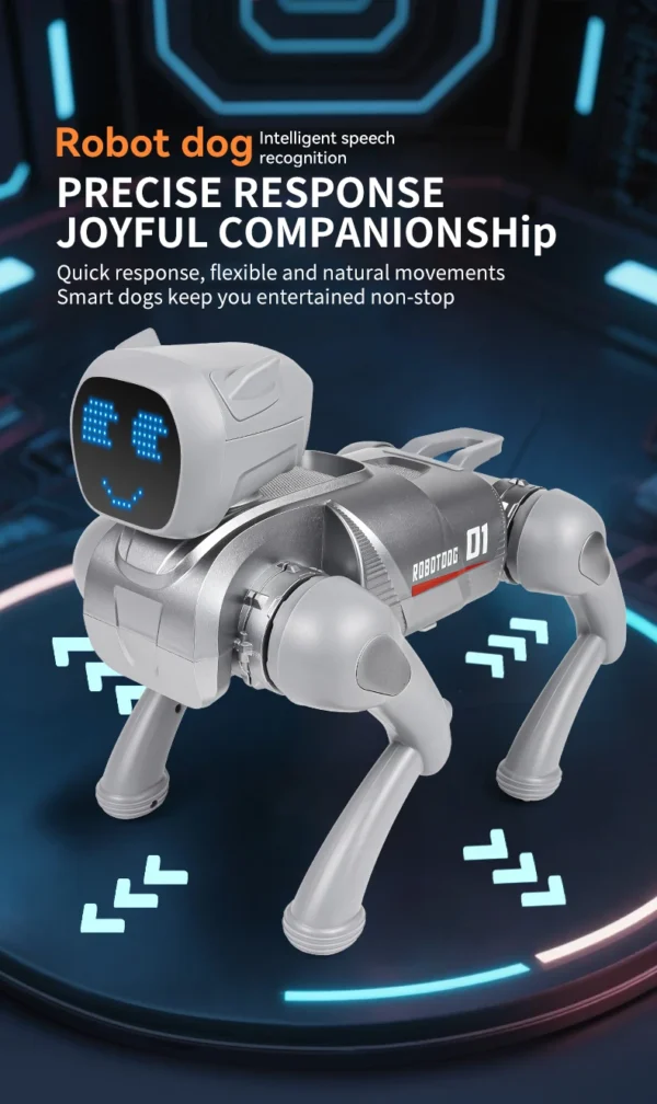 S50314d40d6f04f36b7e5573bf8e204ccy.webp AI smart robot dog with APP version, featuring programming and AI multi-functionality, an excellent toy , toys, gift