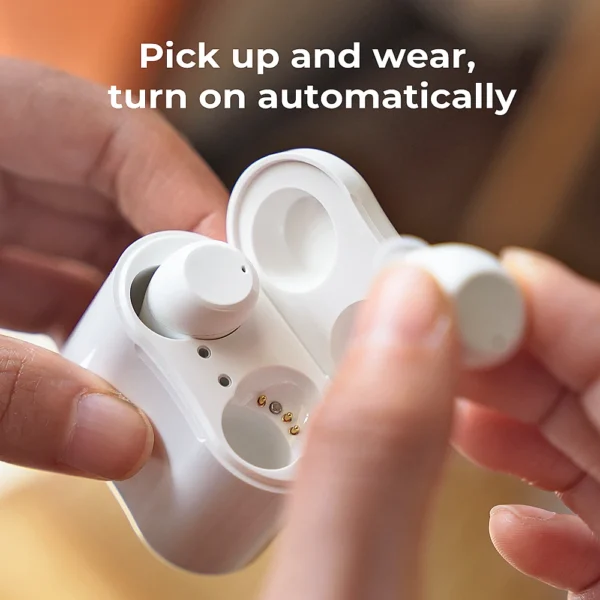 Rechargeable Hearing Aids Wireless Sound Amplifier ITE Mini Invisible Elderly Hearing Aid Headphones Deaf The Listening Device