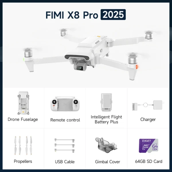 S5d6ab42b8e224129a104e66aca56699fn.webp FIMI X8 Tele Max drone 20KM range with Wide-Angle Tele Camera 30x Hybrid Zoom 4K 60fps 3-axis Gimbal GPS AI Super Night Video