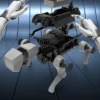 Assembly Animal Model Remote Control Robot Dog - Toy Gift for Men and Women
