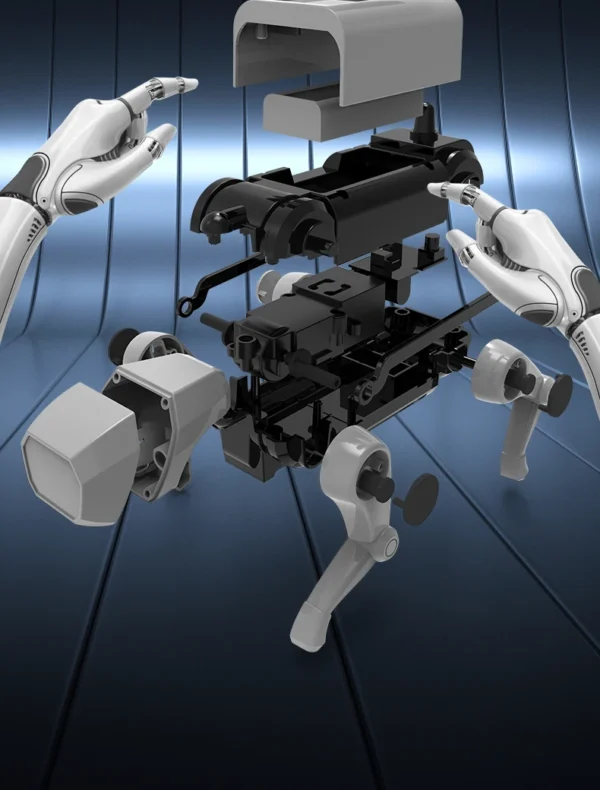 Assembly Animal Model Remote Control Robot Dog - Toy Gift for Men and Women