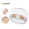 Rechargeable Hearing Aids Wireless Sound Amplifier ITE Mini Invisible Elderly Hearing Aid Headphones Deaf The Listening Device