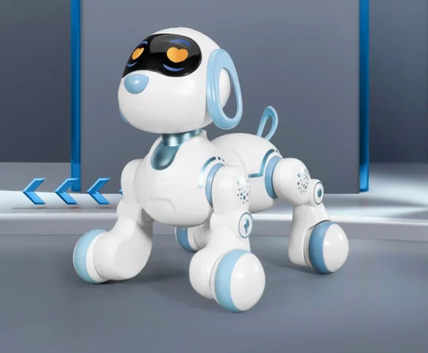 Funny RC Robot Electronic Dog Stunt Dog Voice Command Touch-sense Music Song Robot Dog for Boys Girls Children's Toys 18011